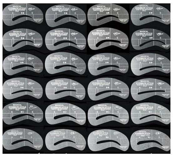 Eyebrow Template Stencils